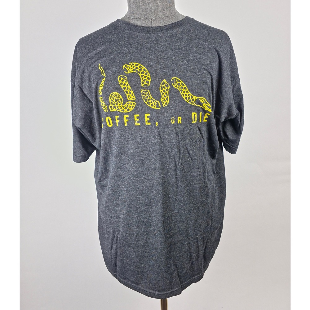Black Rifle Coffee Company T-Shirt Mens XXXL Snake Graphic Gray